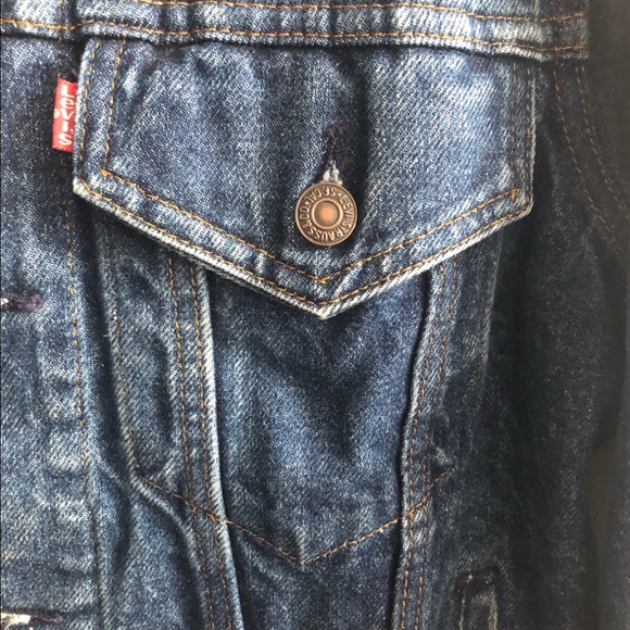 EUC LEVI’S vintage red tab jean jacket sz 38R - Picture 4 of 11